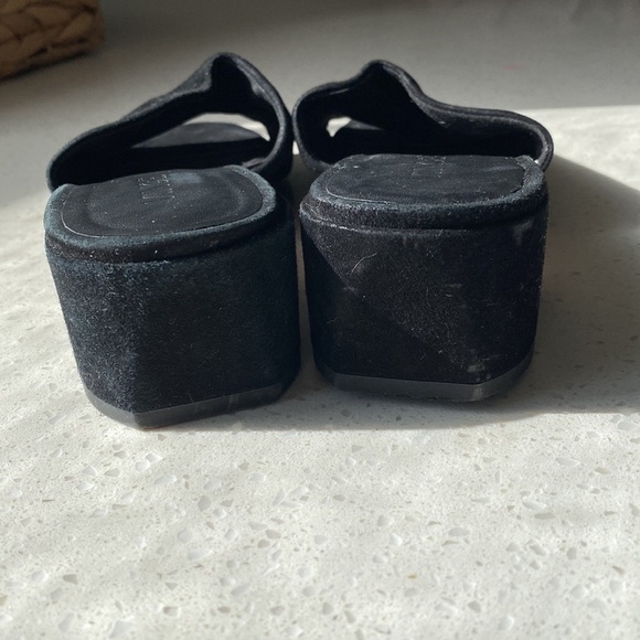 Vince Rachelle suede block heel slides - Picture 6 of 7